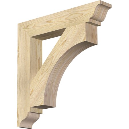 Ekena Millwork Westlake Traditional Rough Sawn Bracket, Douglas Fir, 4"W x 24"D x 24"H BKT04X24X24WTL01RDF